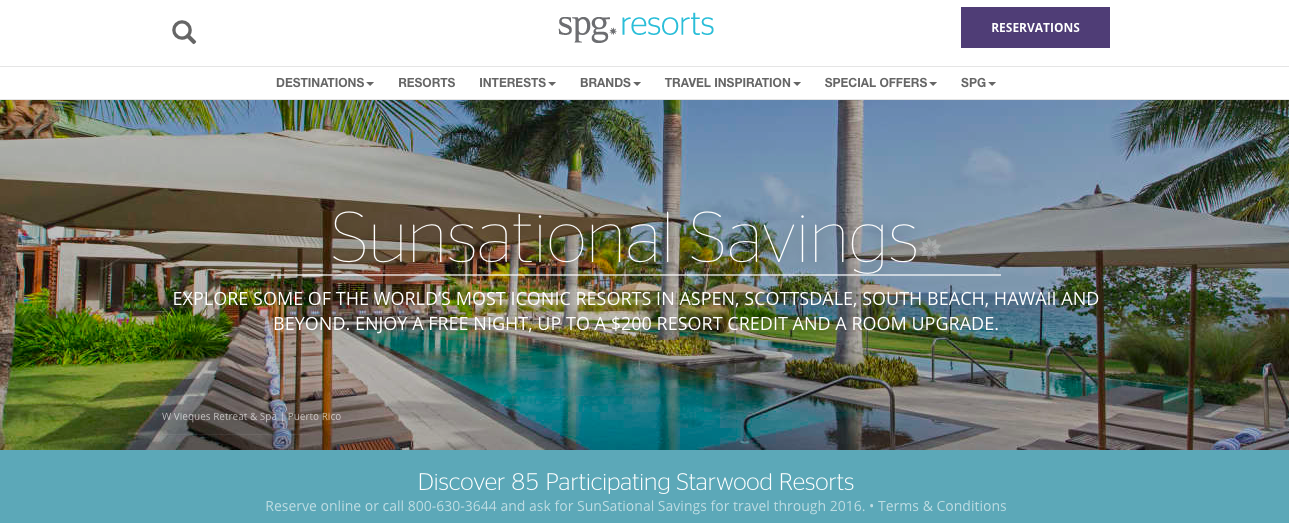 What is the Starwood Hotel's StarHOT program?