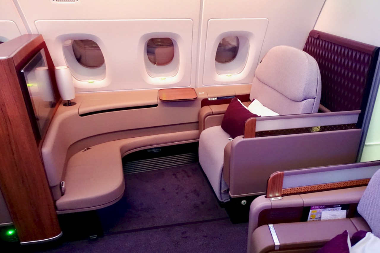 Qatar Airways A380 First Class Overview Point Hacks 0597