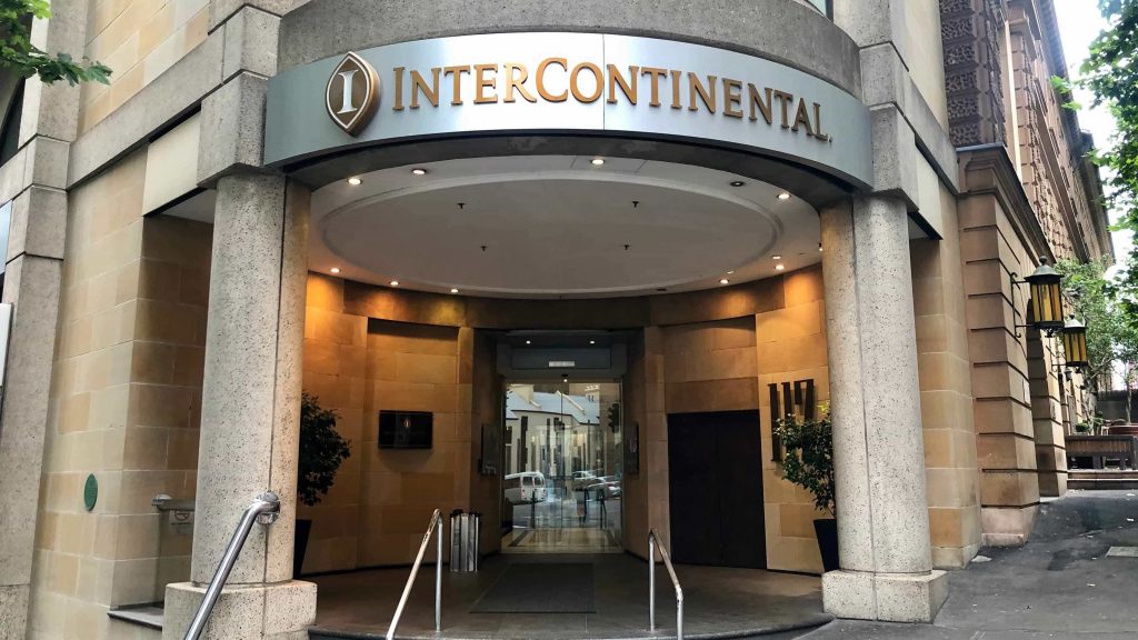 InterContinental Sydney entrance