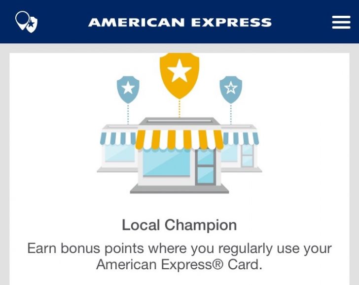 How to earn easy bonus Amex points by using the Local Champion game
