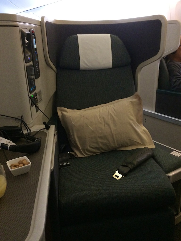 cathay pacific business class baby bassinet