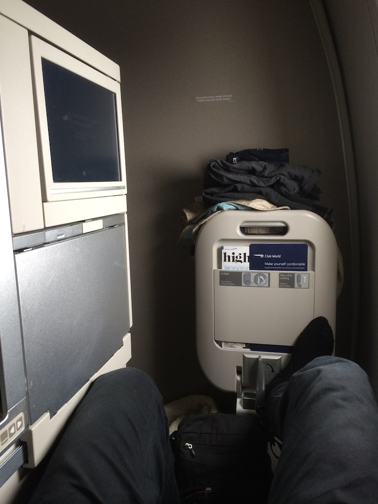 6 Seat 16A - British Airways Club World - BA15 - London to Sydney