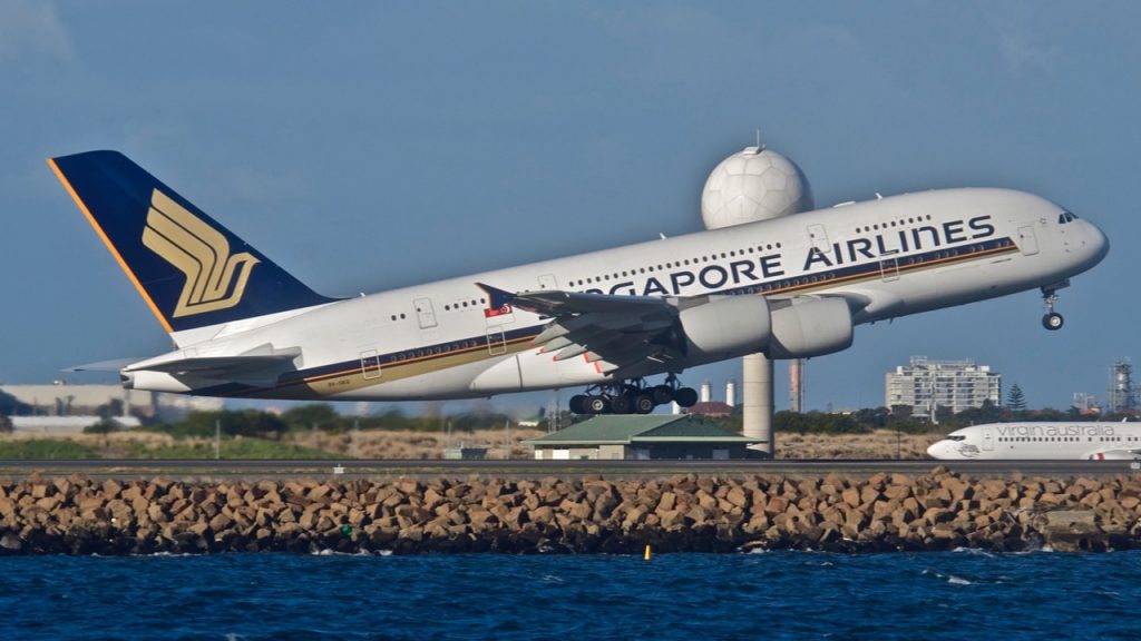 Singapore Airlines plane