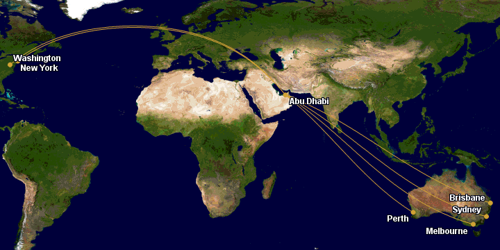 australia to america travel time