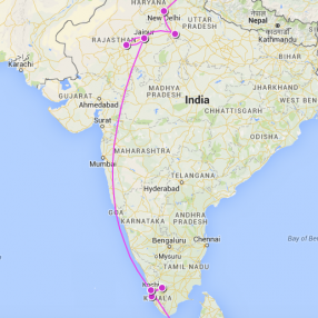 perth to india travel time