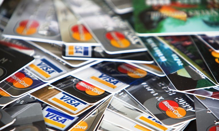 Pile of MasterCard and Visa cards| Point Hacks