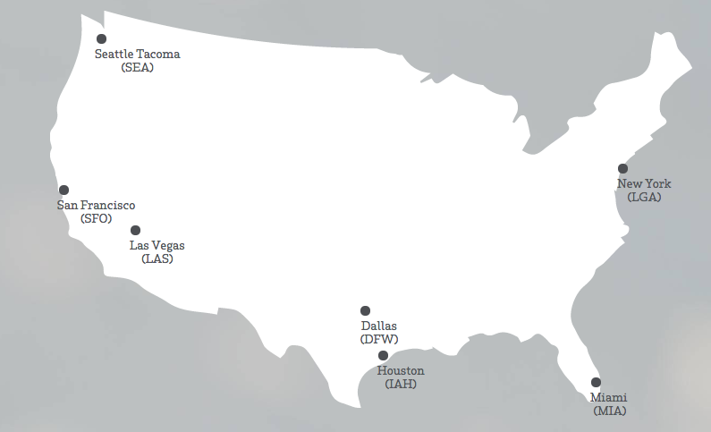 amex lounge locations