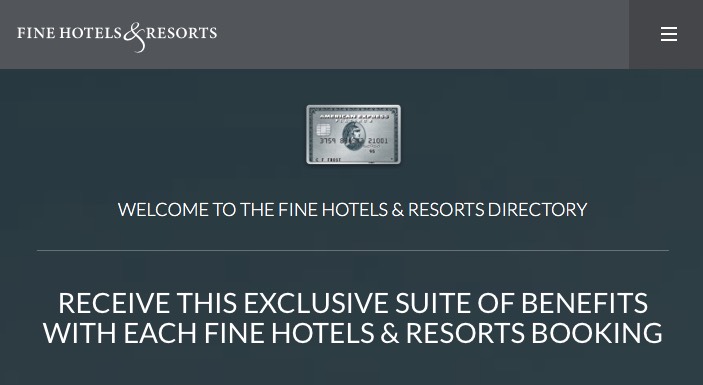 The Luxury Collection, Fine Hotels + Resorts