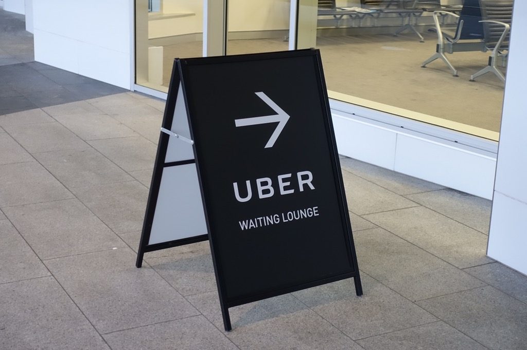 Canberra Uber waiting lounge