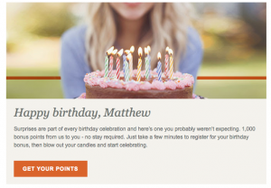 Bonus IHG Points on your birthday | Point Hacks
