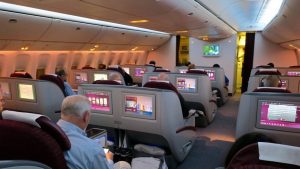 Qatar Airways Boeing 777 Business Class Overview – Houston to Doha