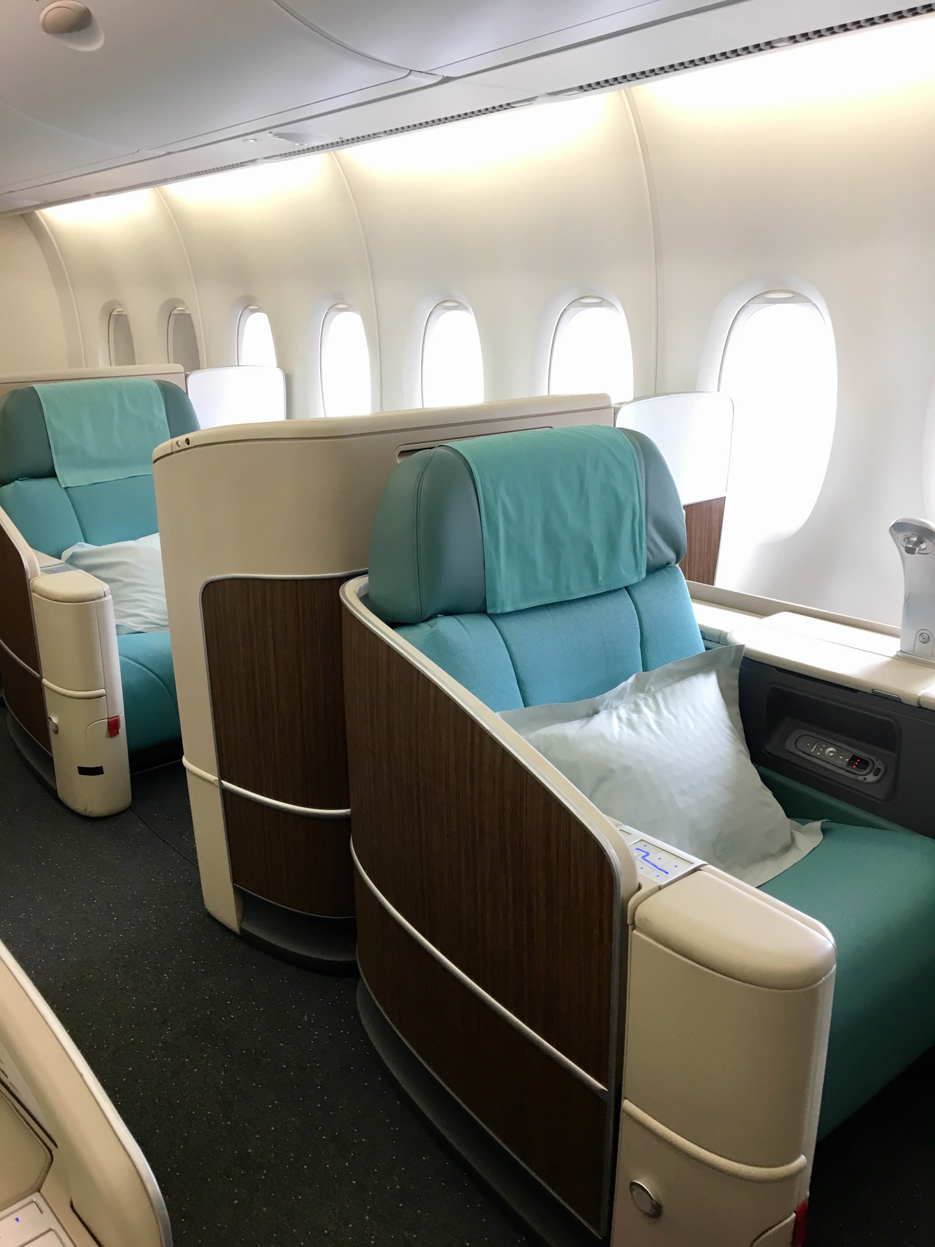 korean air prestige class vs first class