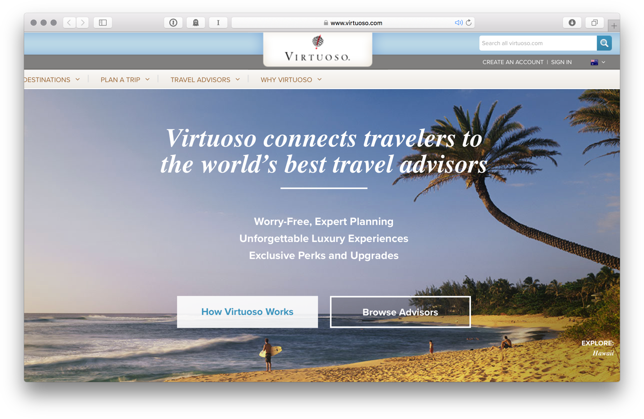 how does virtuoso travel work