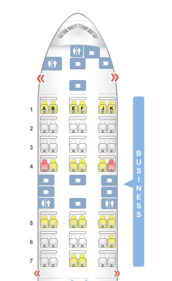 Qr 713 Seat Map Qatar Airways Business Class 777 Overview – Qr714 Houston - Doha