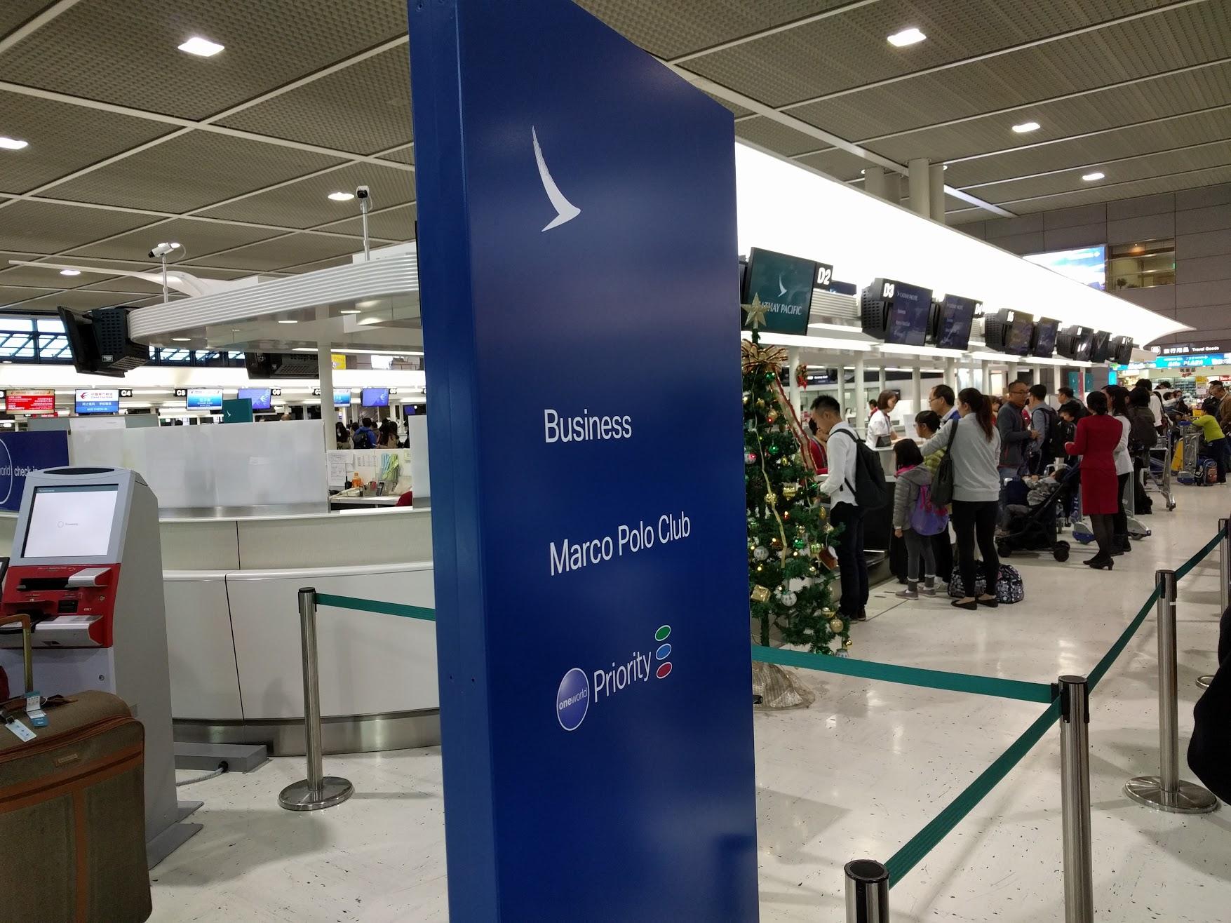 Cathay Pacific Narita Airport Checkin Counter