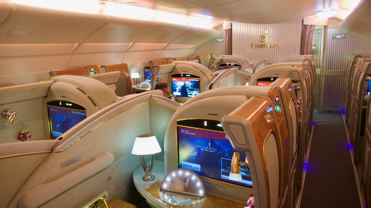 Emirates Airbus A380 First Class