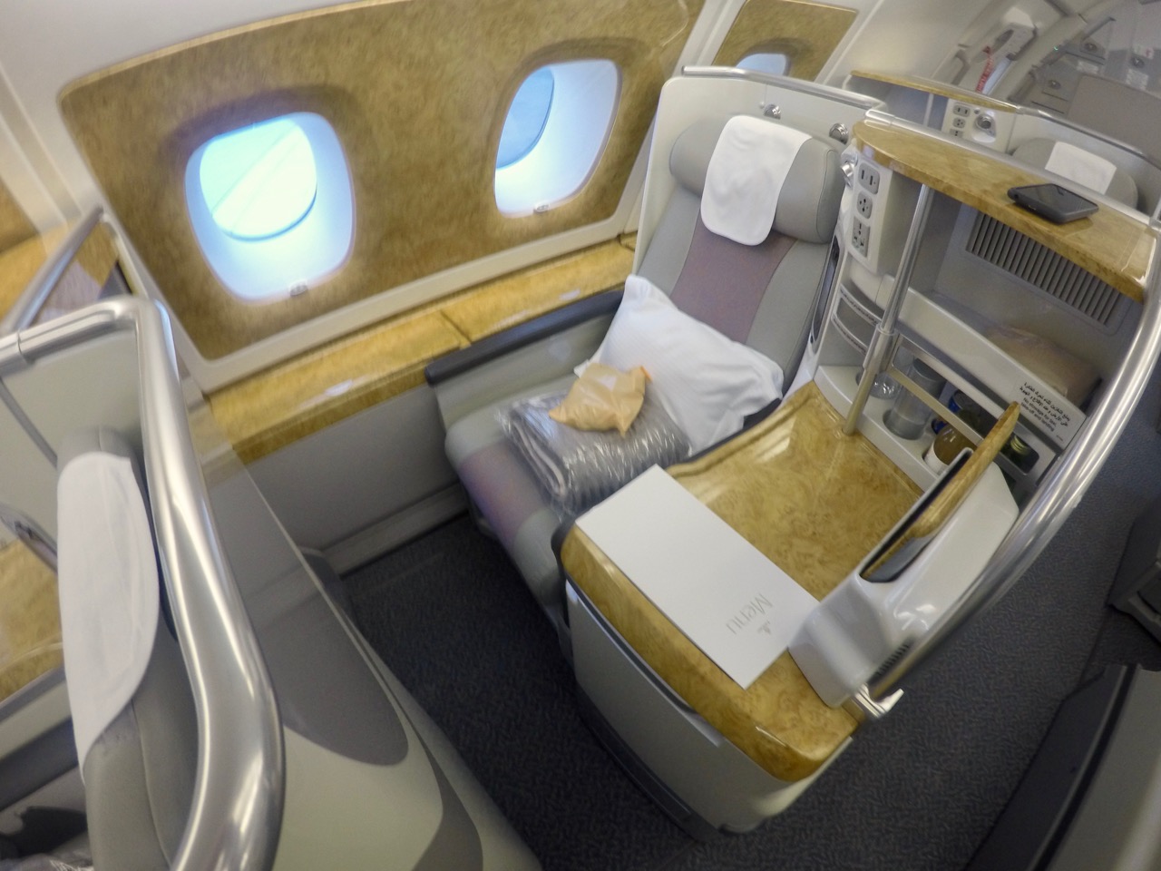 Emirates A380 Business Class between Australia &amp; New Zealand Flight