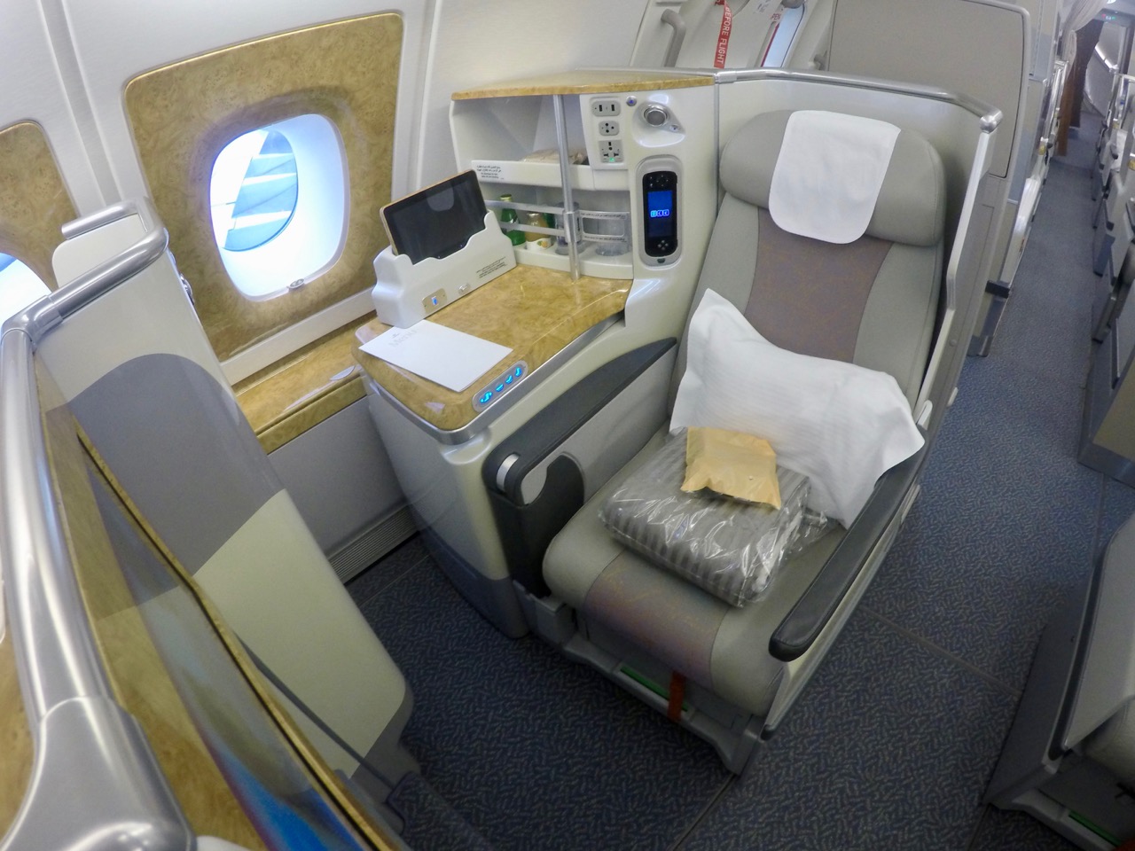 Emirates A380 Business Class between Australia & New Zealand - Flight