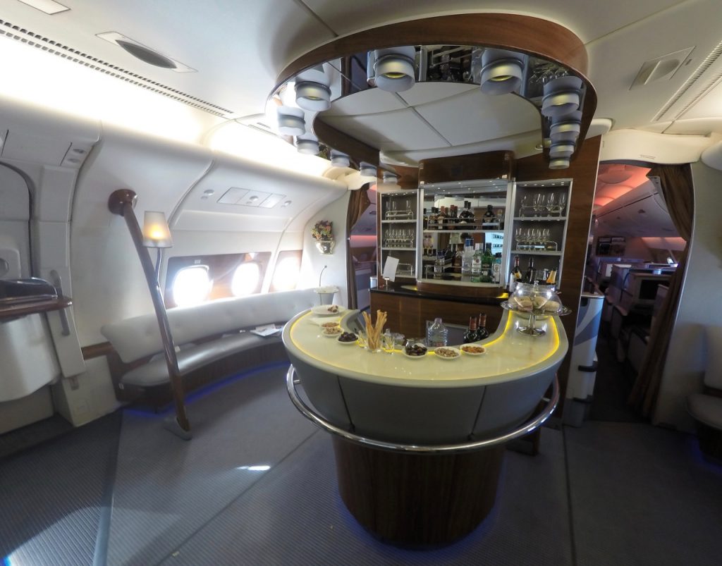 Emirates A380 Bar