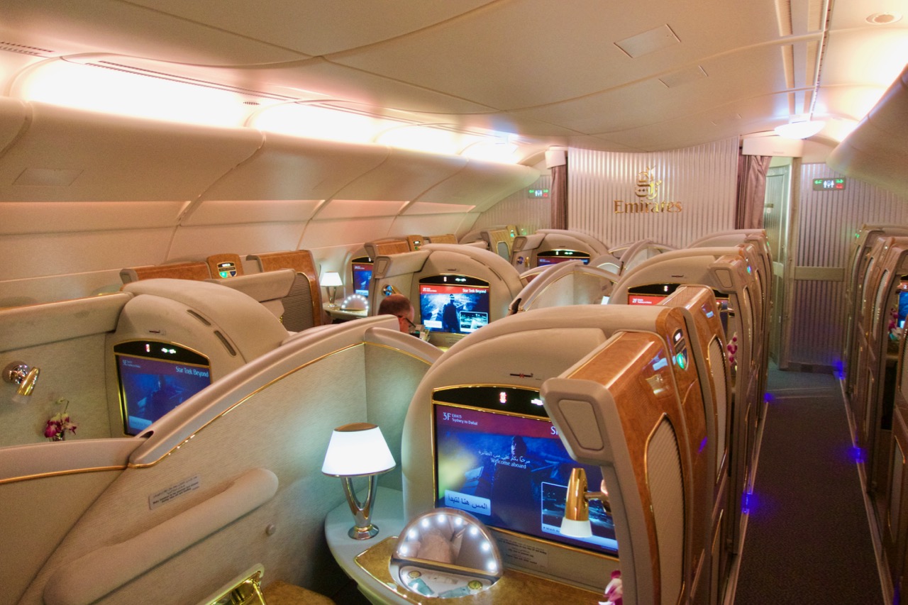 Emirates First Class Cabin
