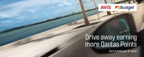 Earn 1000 Qantas Points and a free upgrade on a rental car with Avis or Budget
