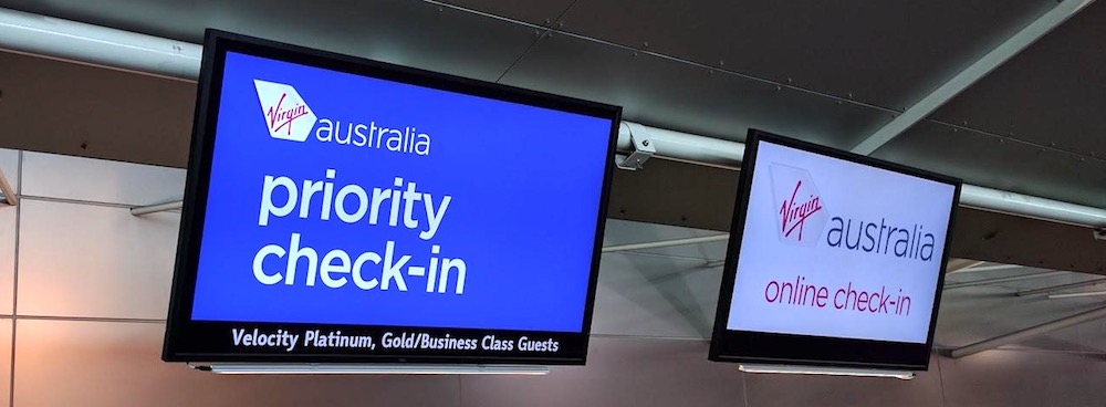 Virgin Australia priority check-in