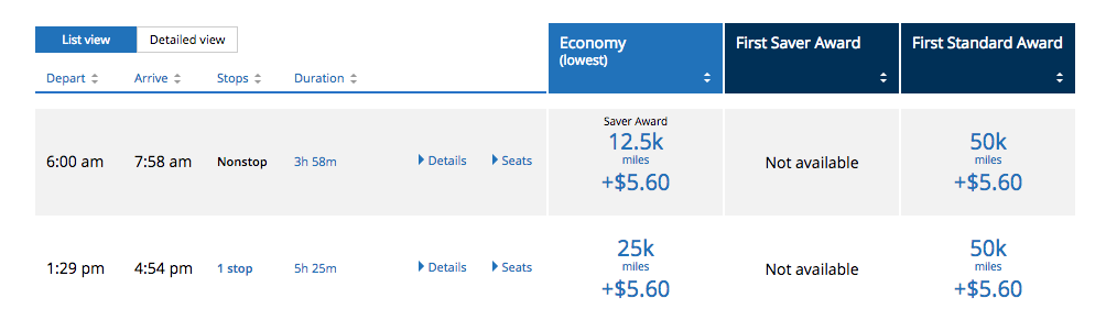 Saver vs Standard frequent flier points seats: how to tell the difference