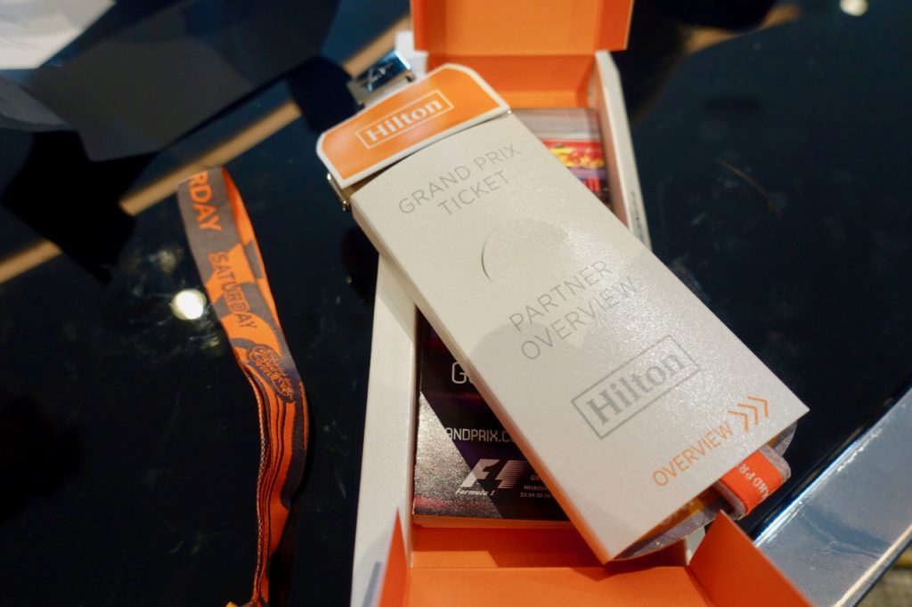 Hilton Honors McLaren-Honda F1 Experience Ticket