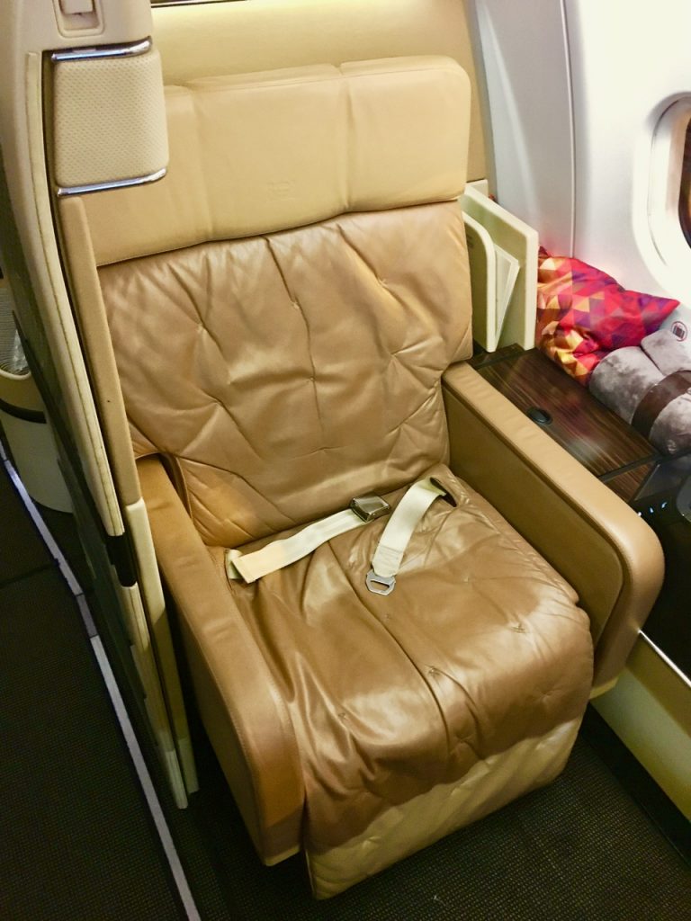 Etihad A330 First Class Cabin and Seats