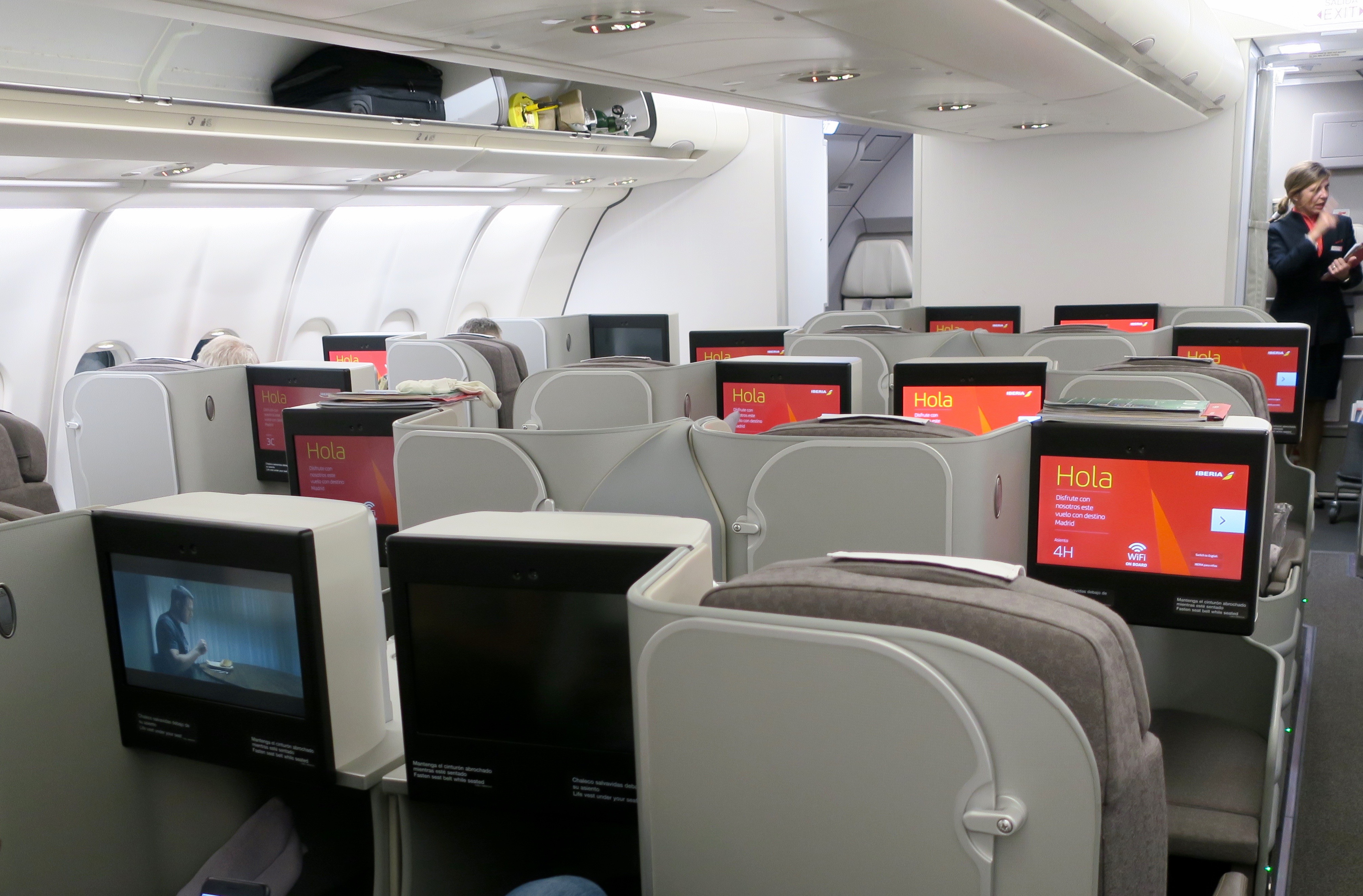 Onboard Iberia Business Class