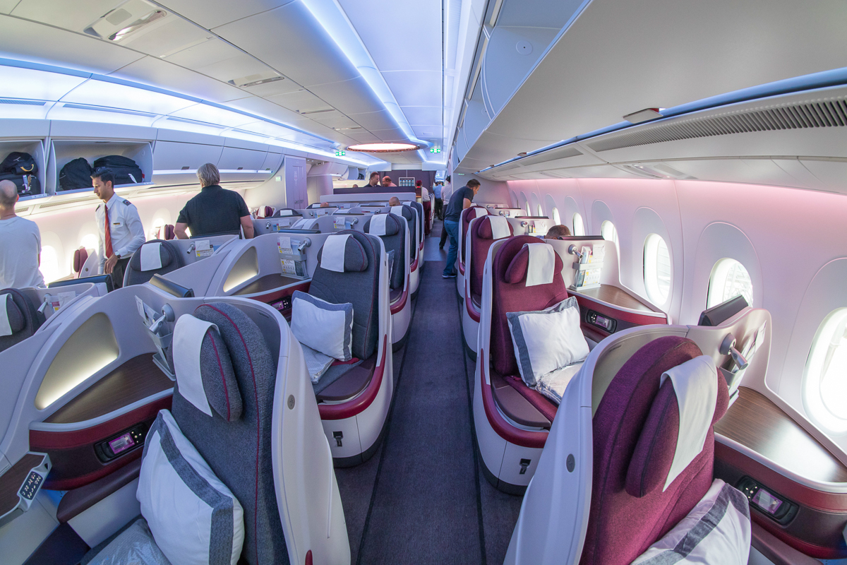 Qatar Airways A350 Business Class Review - Point Hacks NZ