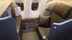 Singapore Airlines 777-300ER First Class overview
