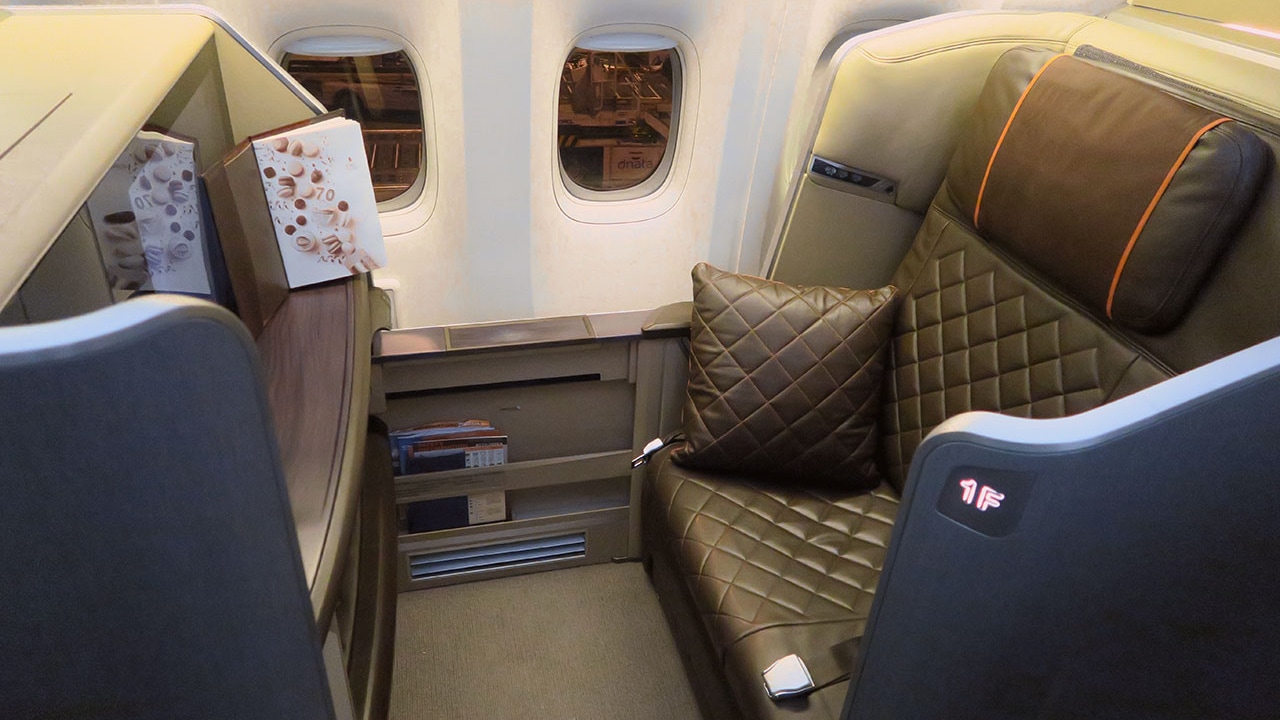 Singapore Airlines 777-300ER First Class