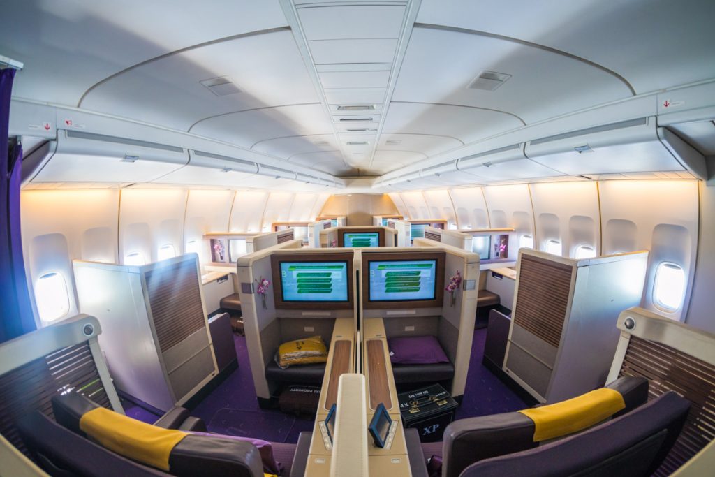 Thai Airways First Class Cabin