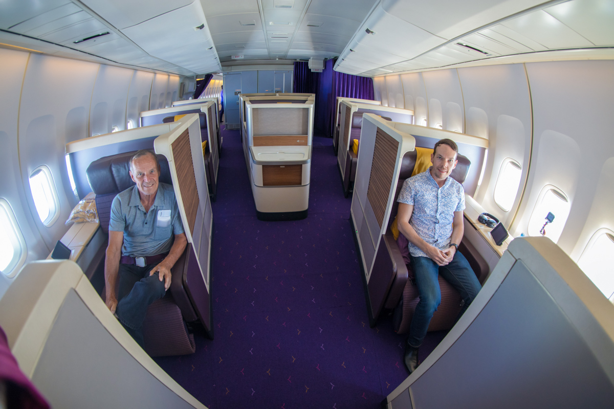 THAI Boeing 747 First Class overview - Point Hacks NZ