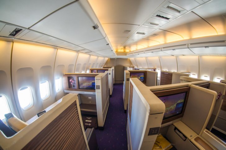 THAI Boeing 747 First Class overview - Point Hacks