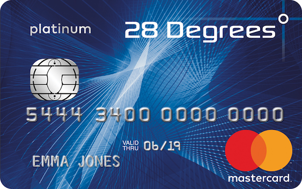 28 degrees travel credit card