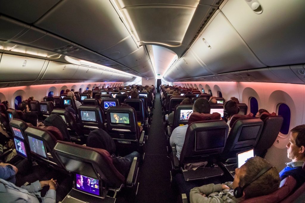 Qantas Boeing 787 Dreamliner Economy Class