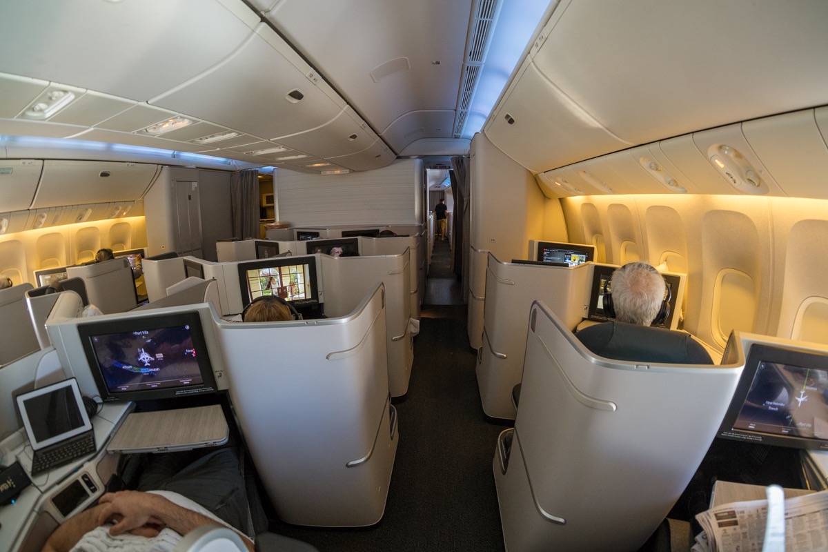 air canada 777 business class review