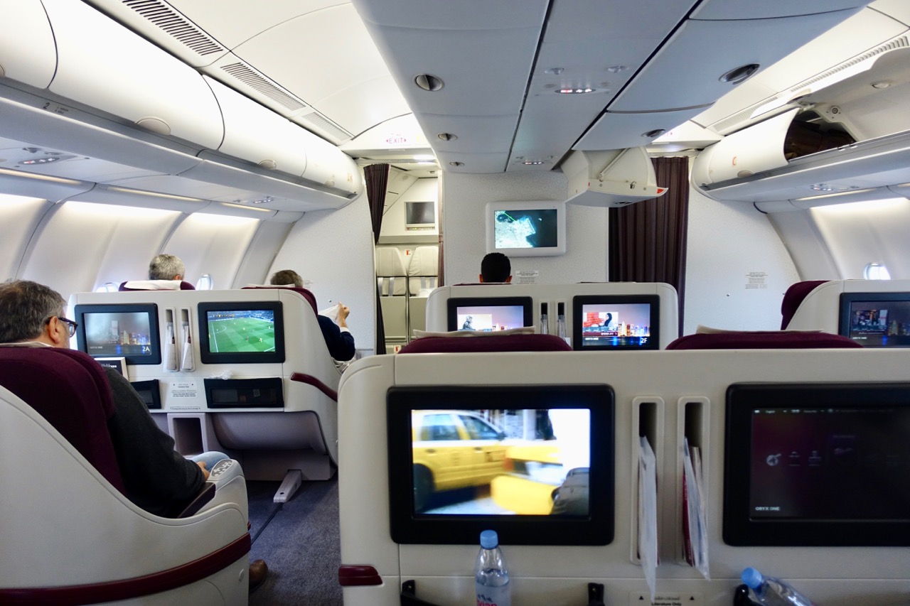 Qatar Airways A330-200 Business Class Overview - Doha to Venice