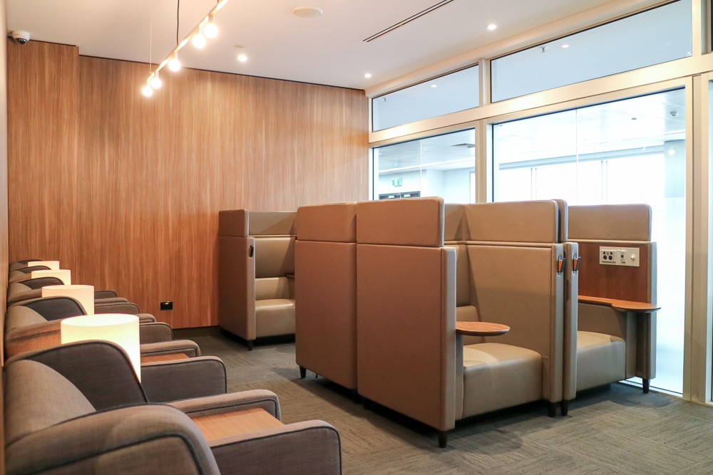 Plaza Premium Lounge Melbourne seating