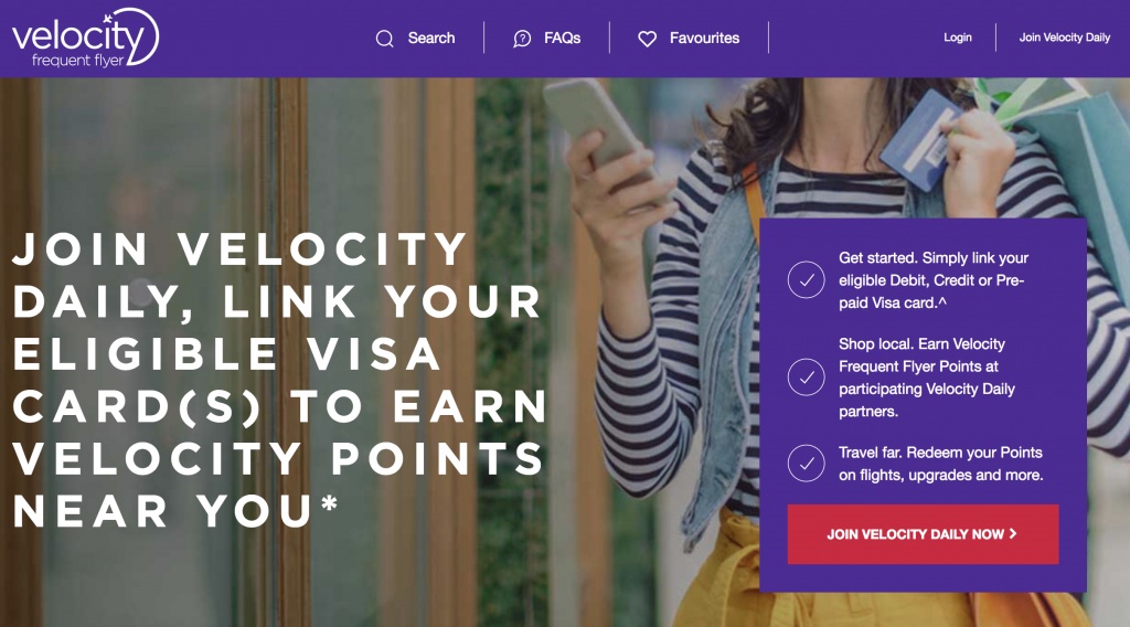 Velocity Frequent Flyer: Get Points & Promo Codes