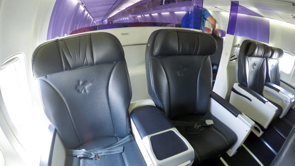 Virgin Australia 737 Business Class seat