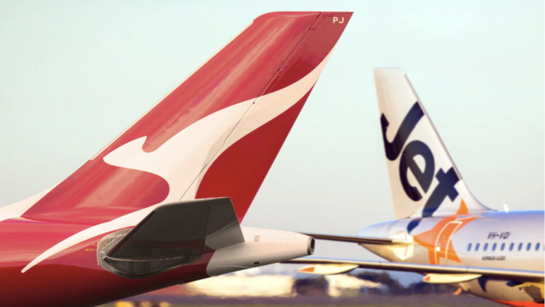Qantas Jetstar tails
