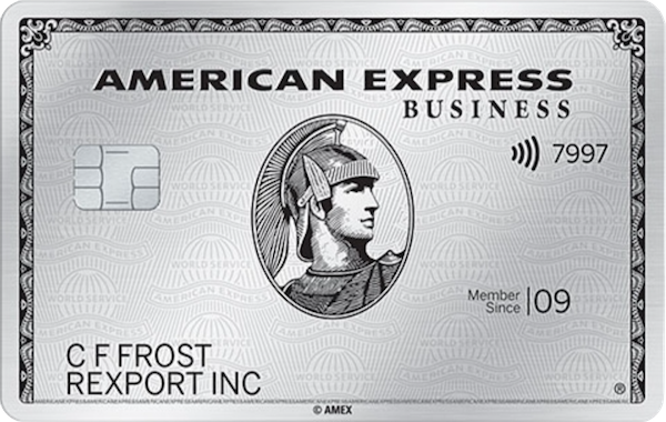 American Express Platinum Business card