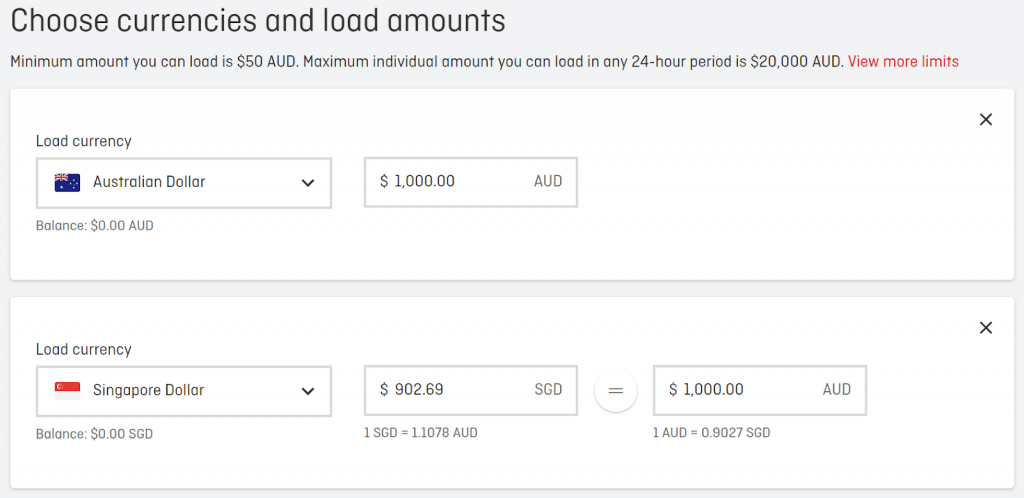 qantas travel money card log in