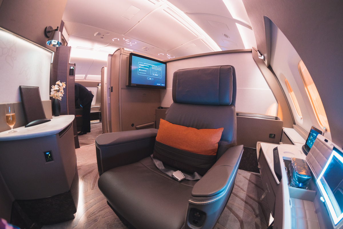 singapore air first class a380