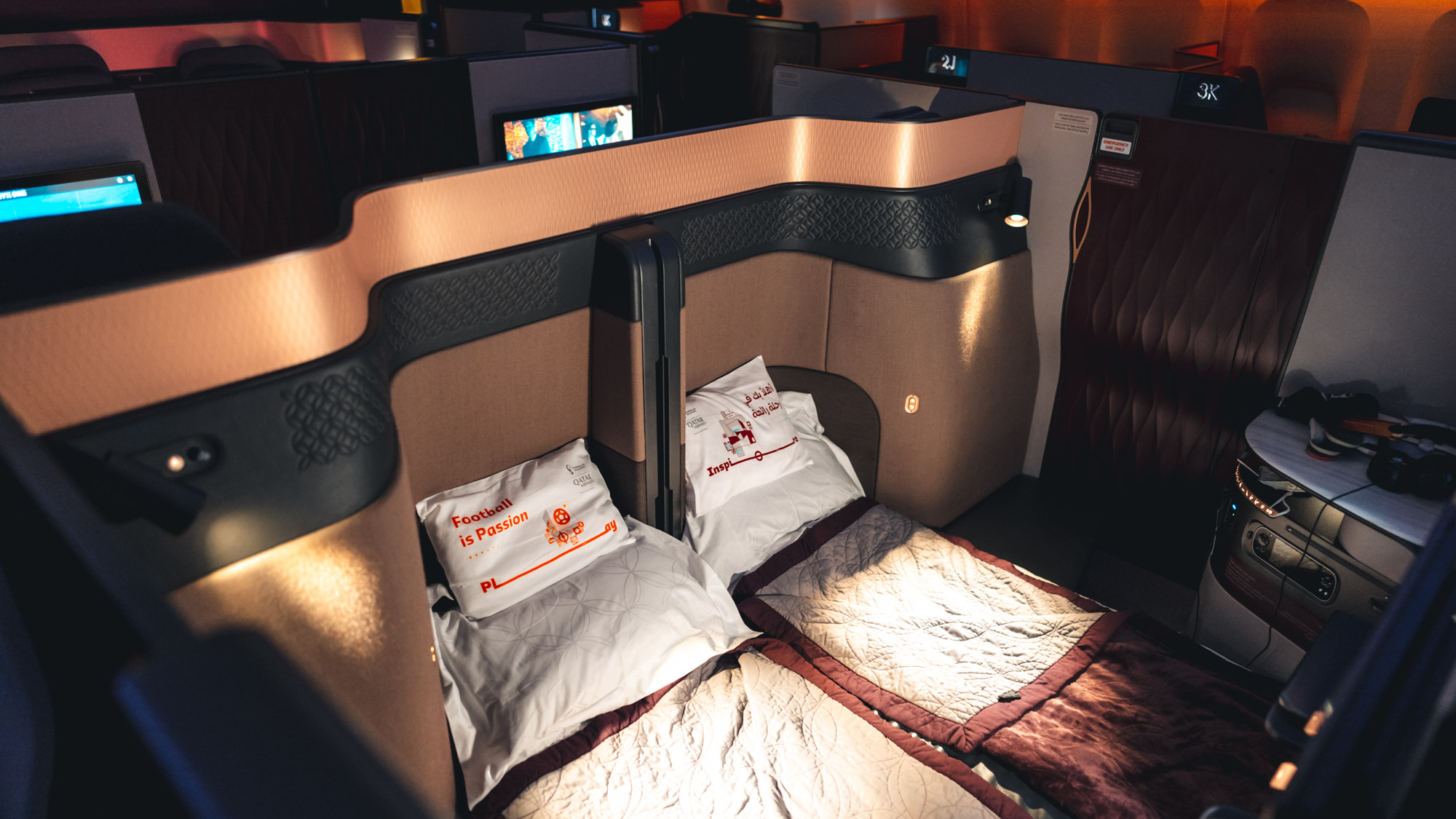 Qatar Airways Qsuites Bed