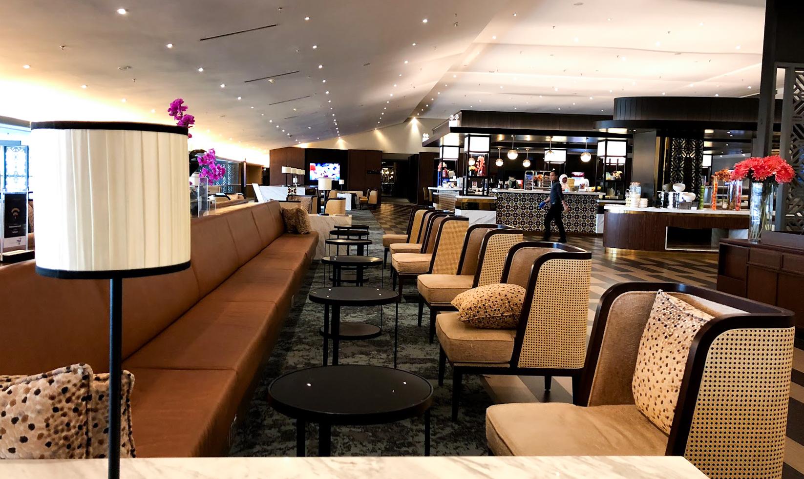 Malaysia Airlines Satellite Golden Lounge Kuala Lumpur overview