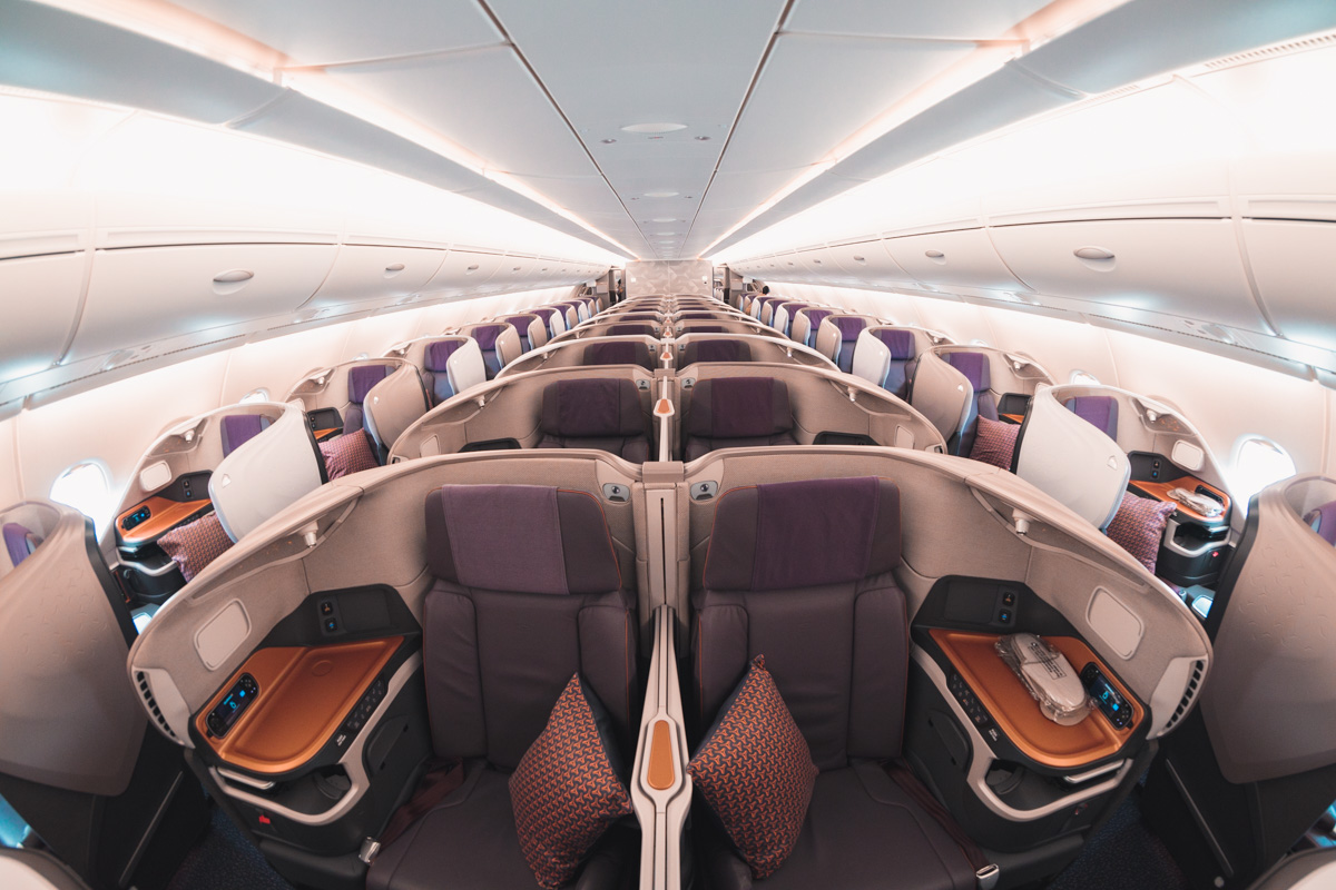 Premium class with Singapore Airlines